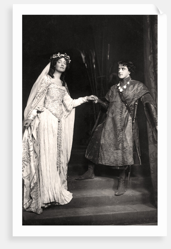 Dorothea Baird (1875-1933) and Harcourt Williams (1880-1957) in Paola and Francesca by Foulsham and Banfield