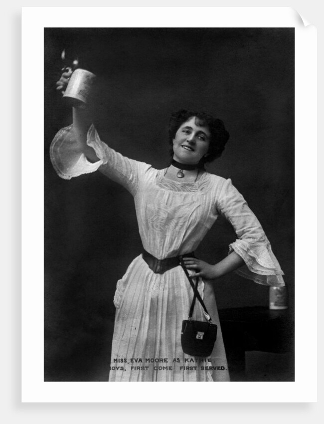 Eva Moore as 'Kathie' in Boys, First Come, First Served by Ellis & Walery