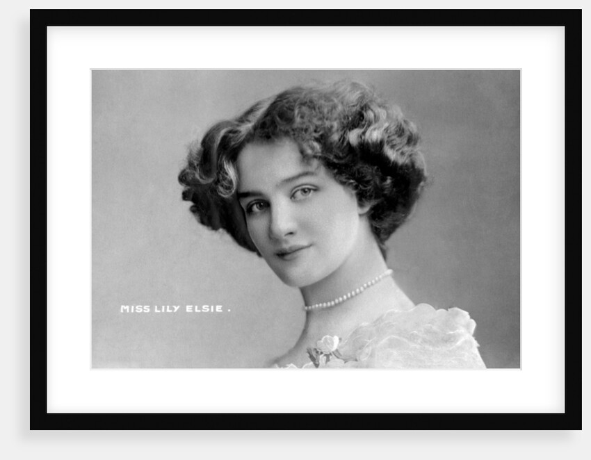 Lily Elsie (1886-1962), English actress by Johnston & Hoffman