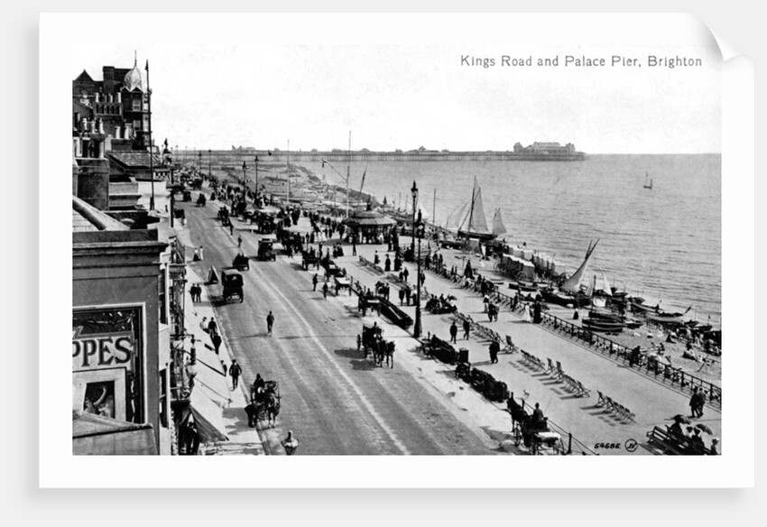 King's Road and the Palace Pier, Brighton, Sussex by Anonymous