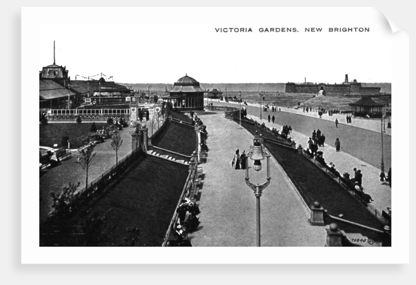 Victoria Gardens, New Brighton, Lancashire by Anonymous
