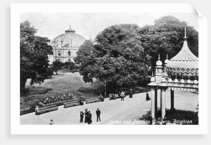 Dome and Pavilion Gardens, Brighton by Anonymous