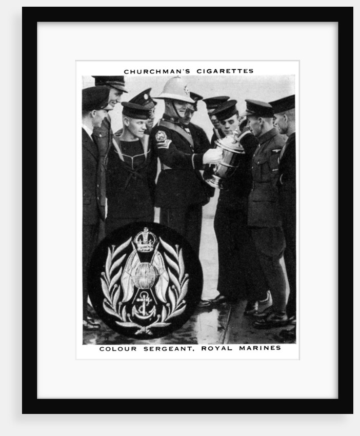 Colour Sergeant, Royal Marines by WA & AC Churchman