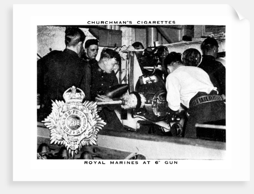 Royal Marines at 6 Gun by WA & AC Churchman