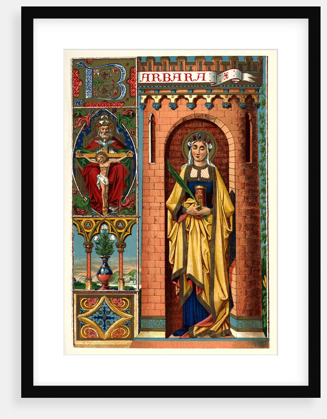 St Barbara by Anonymous