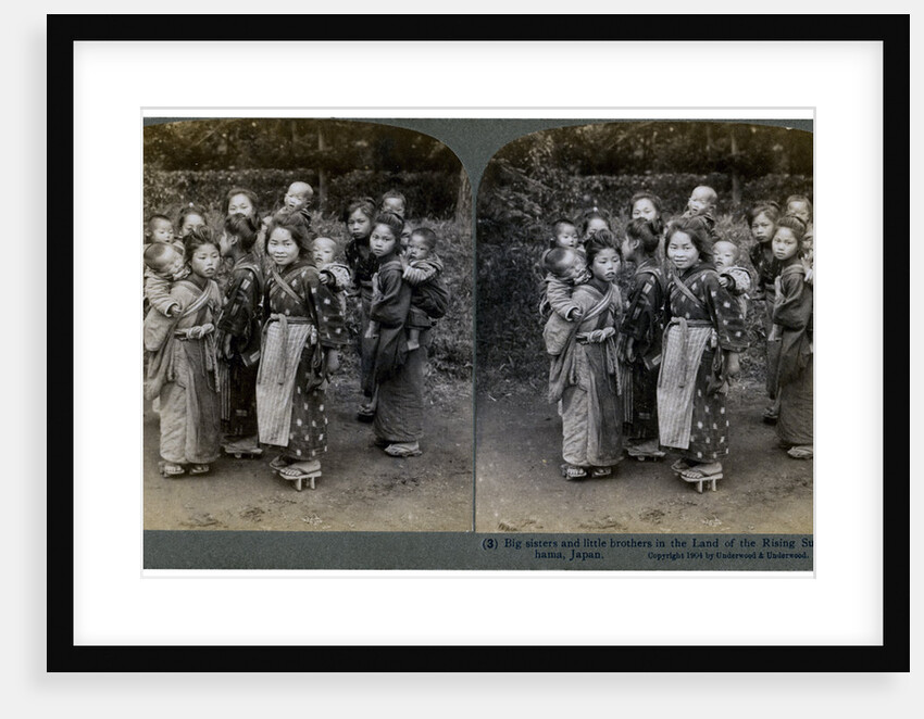Big sisters and little brothers in the Land of the Rising Sun by Underwood & Underwood