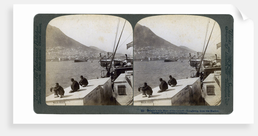 Hong Kong from the harbour by Underwood & Underwood