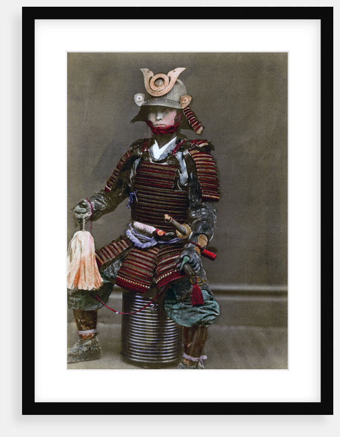 A samurai in armour, Japan by Felice Beato