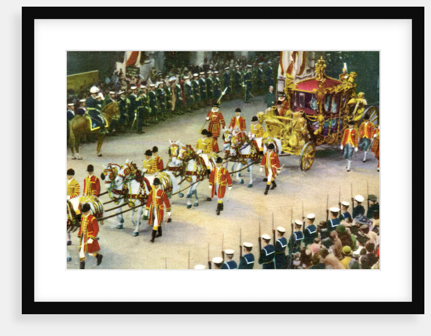 The royal coach by Anonymous