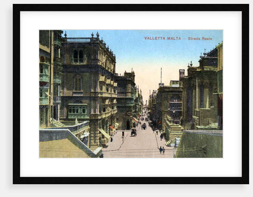 Strada Reale, Valletta Malta by Anonymous