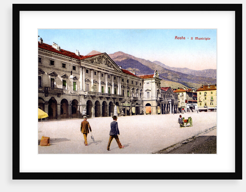 Aosta - Il Municipio by Anonymous