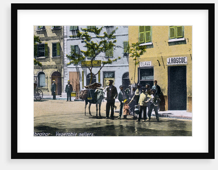 Vegetable sellers, Gibraltar by Anonymous