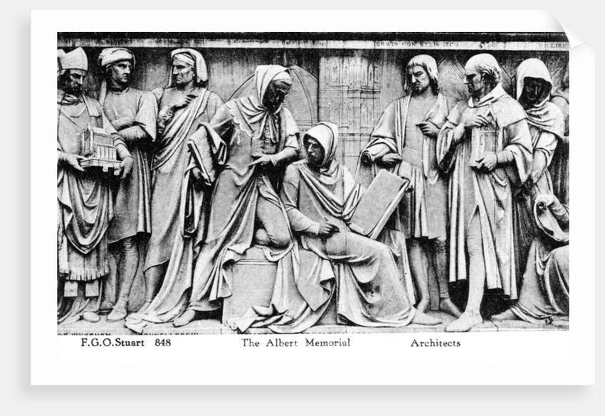 Bas relief  from the Albert Memorial, London by Anonymous