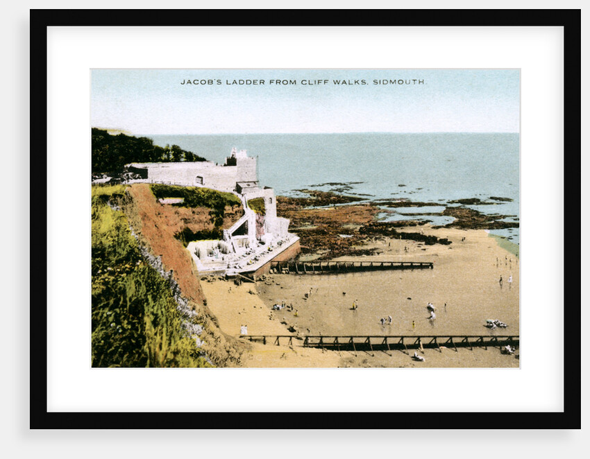 Jacob's Ladder, as seen from Cliff Walks, Sidmouth, Devon by Anonymous