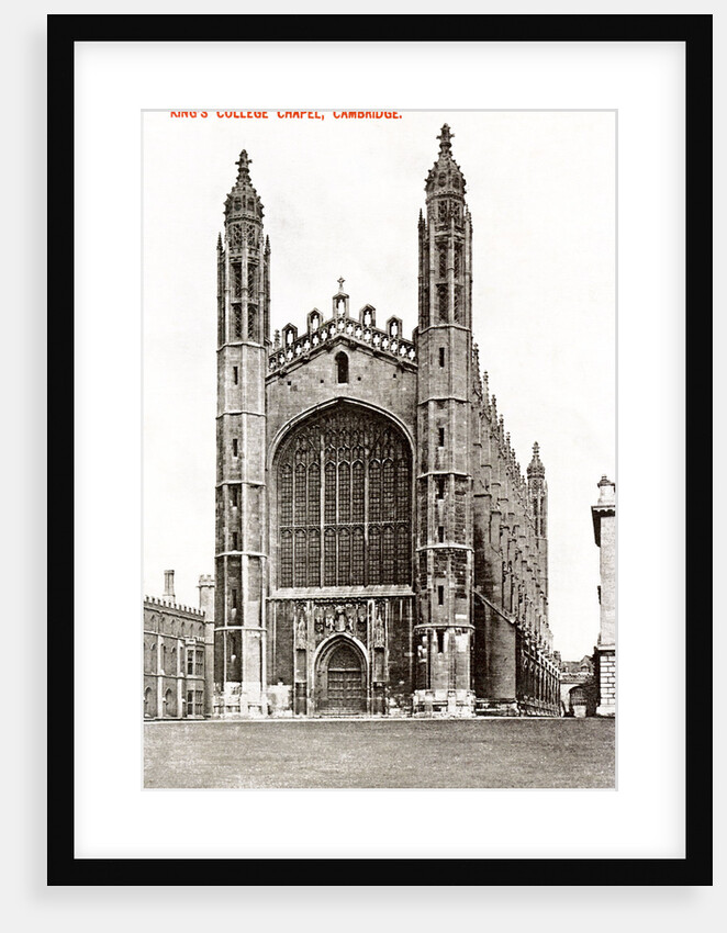 King's College Chapel, Cambridge by Anonymous