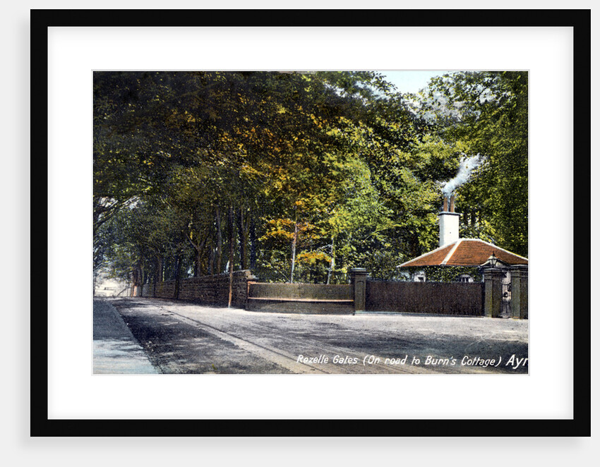 Rozelle Gates, on the road to Burn's Cottage, Ayr, Ayrshire by Anonymous