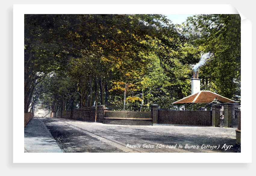 Rozelle Gates, on the road to Burn's Cottage, Ayr, Ayrshire by Anonymous