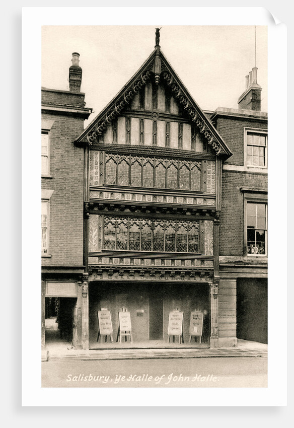 John Halle Hall, Salisbury, Wiltshire by National Maritime Museum