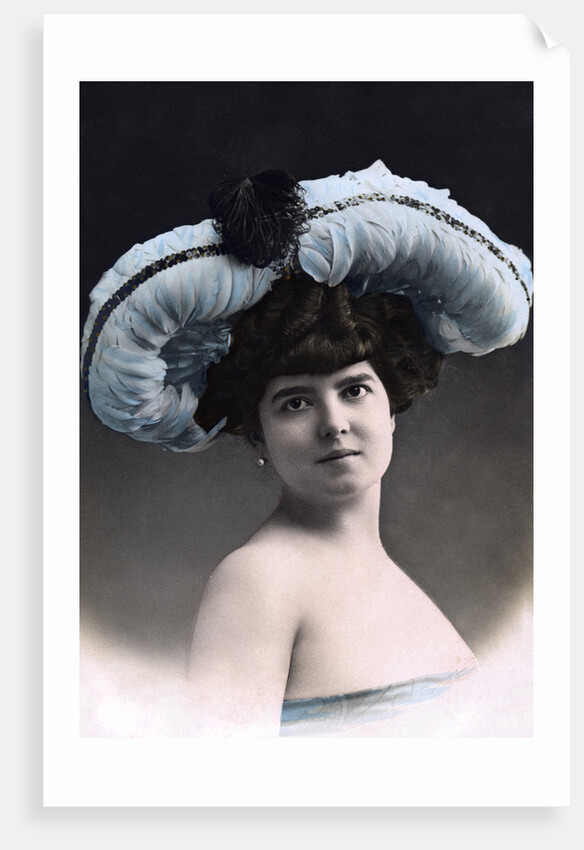 Paule Delys, theatre actress by Walery