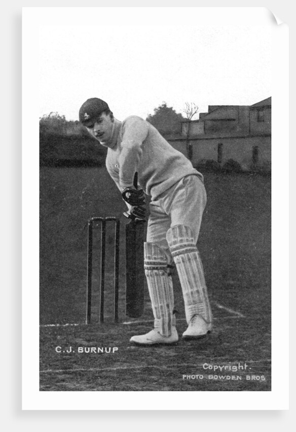 Cuthbert James Burnup (1875-1960), amateur cricketer and footballer by Bowden Bros.