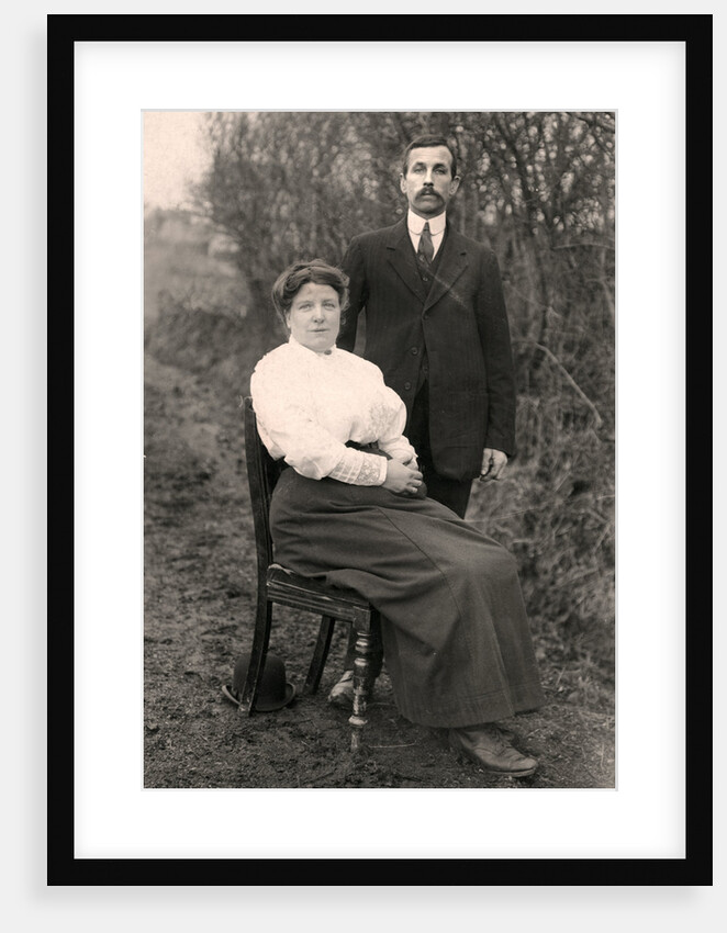 Portrait of a couple outdoors by Anonymous