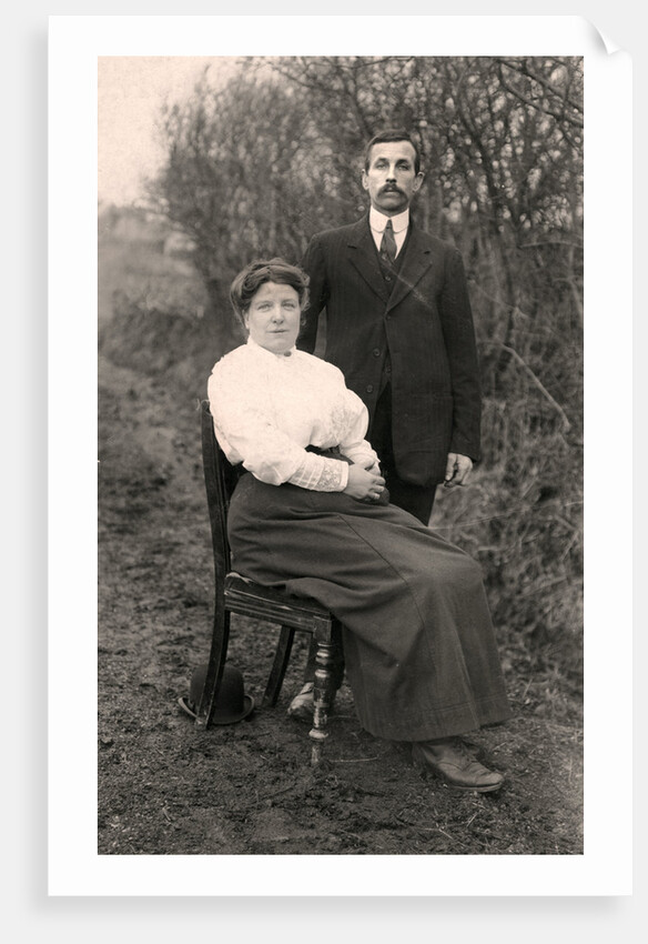 Portrait of a couple outdoors by Anonymous