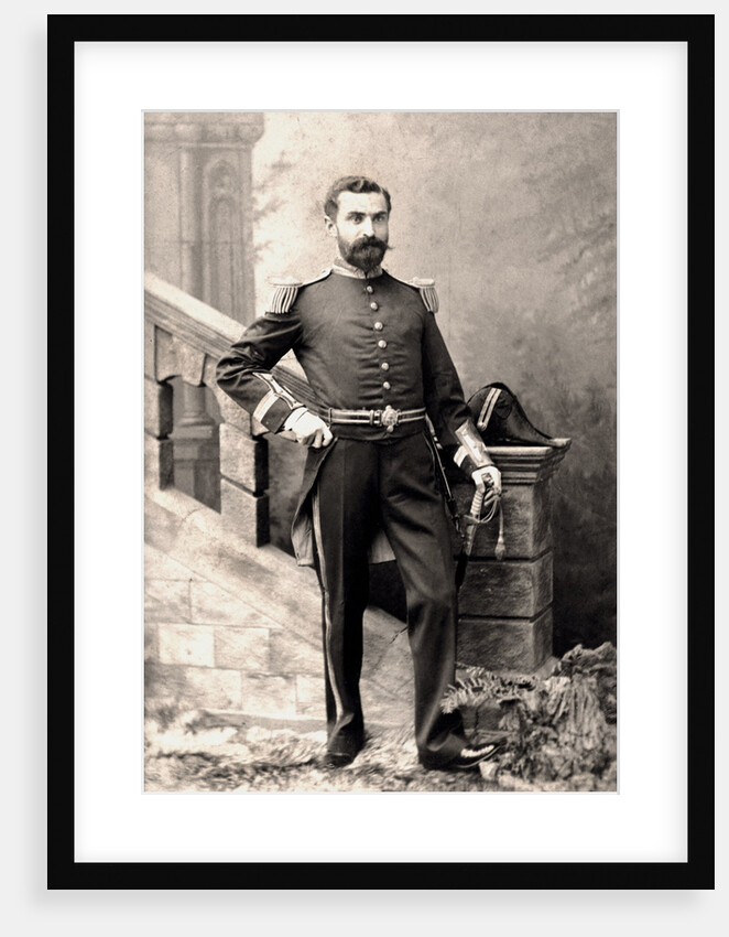 An officer in full uniform by Anonymous