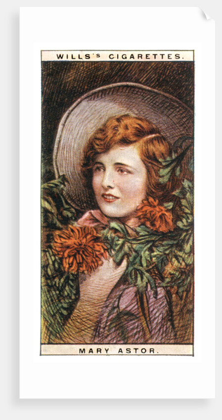 Mary Astor (1906-1987), Academy Award-winning American actress by WD & HO Wills