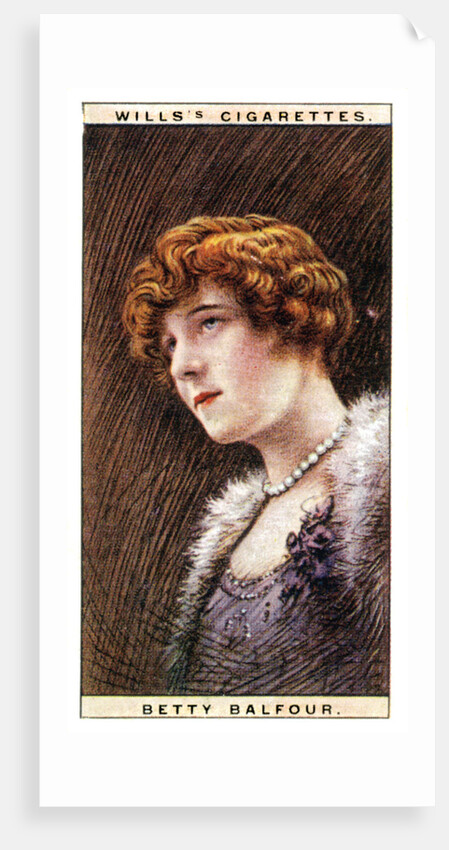 Betty Balfour (1903-1977), English actress by WD & HO Wills