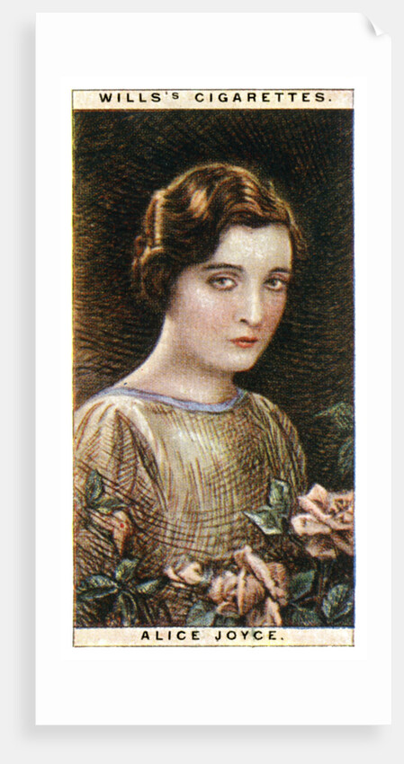 Alice Joyce (1890-1955), American actress by WD & HO Wills