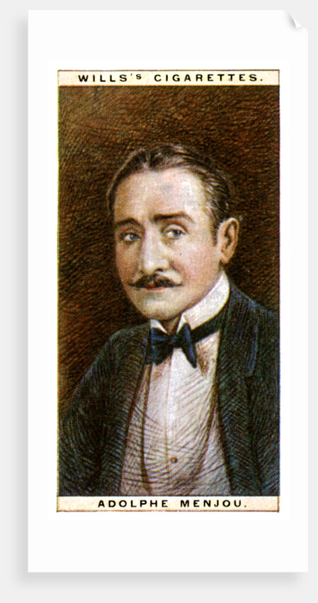 Adolphe Menjou (1890-1963), American actor by WD & HO Wills