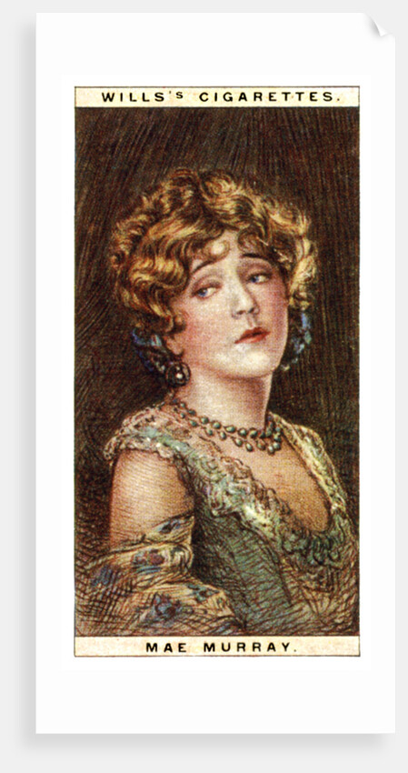 Mae Murray (1889-1965), American actress by WD & HO Wills