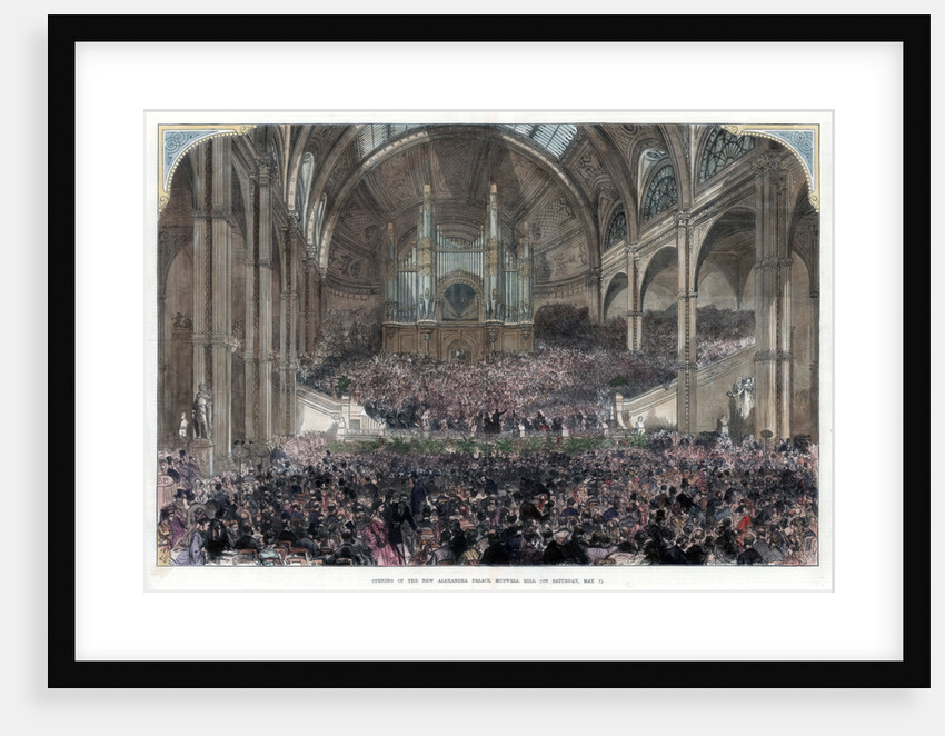 The opening of the new Alexandra Palace, Muswell Hill, 1st May 1875 by Anonymous
