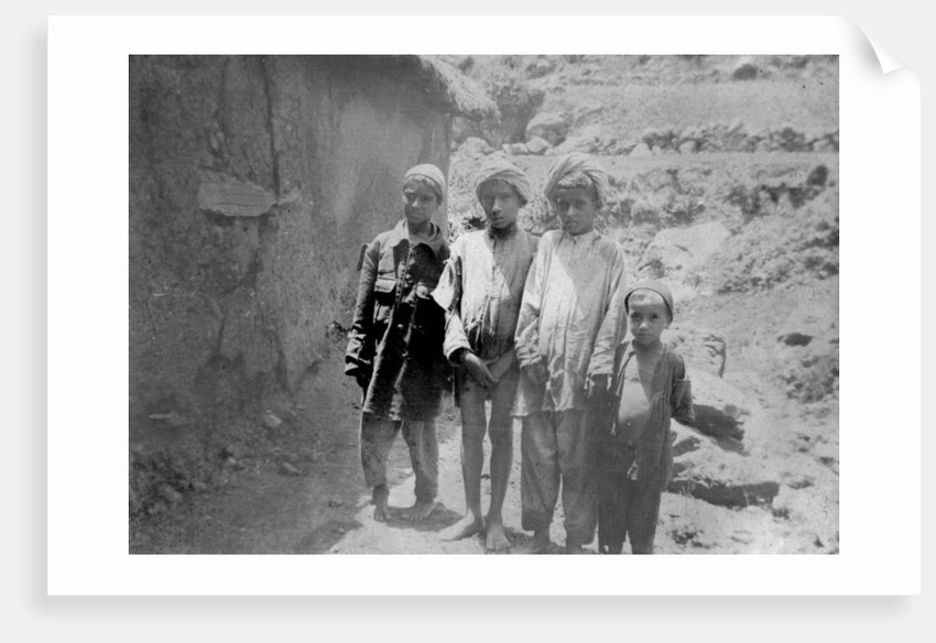 Hill tribe children, Chakrata by Anonymous