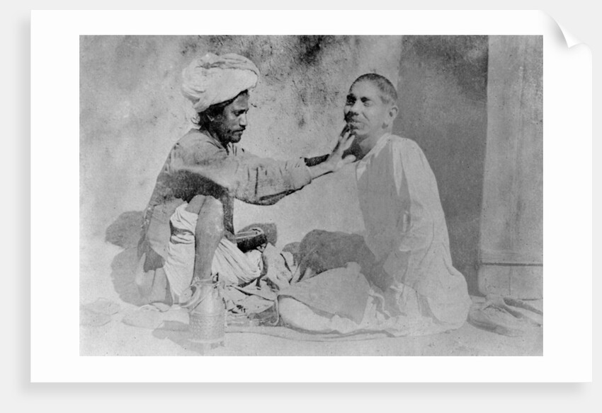 Barber, Chakrata, India by Anonymous