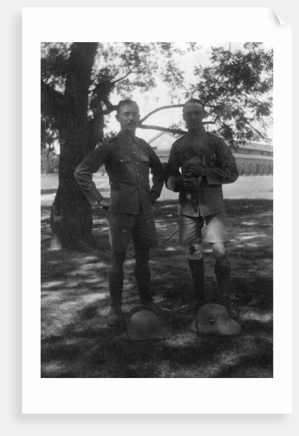 British soldiers, Muttra, India by Anonymous