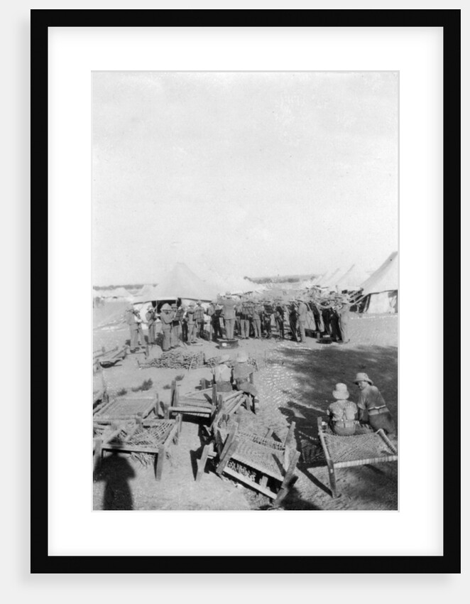 Army band practice, Howshera by Anonymous