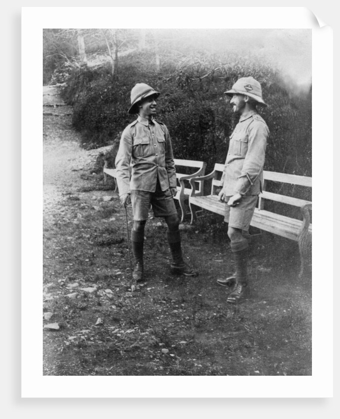 British soldiers, Chakrata, India by Anonymous