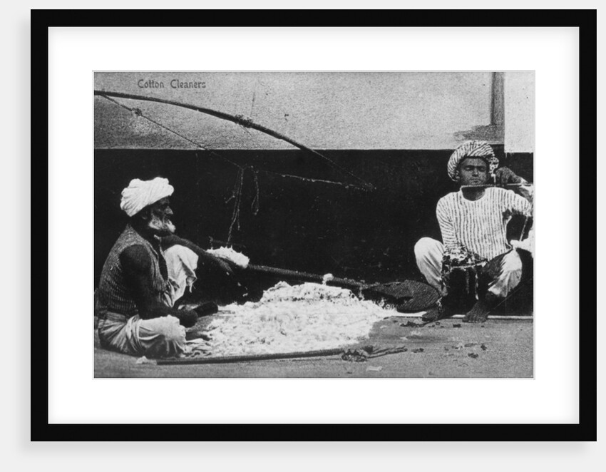 Cotton cleaners, India by Anonymous