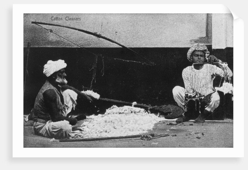 Cotton cleaners, India by Anonymous