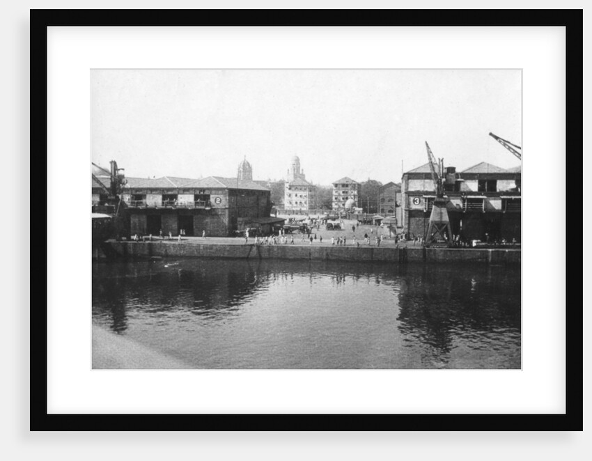 Alexandra Dock, Bombay, India by Anonymous