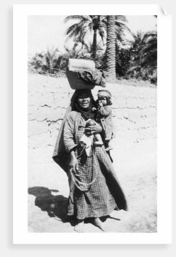 Arab woman and child by Anonymous