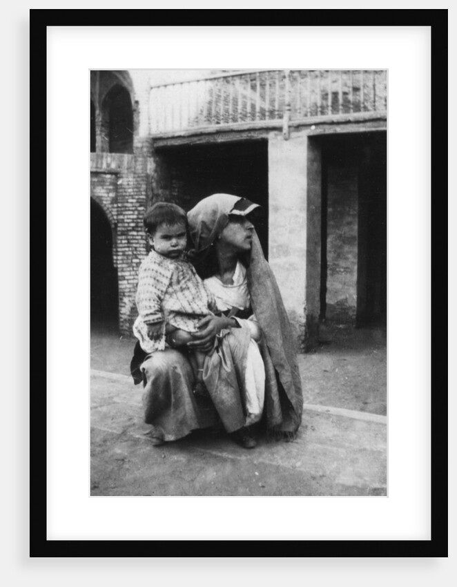Persian woman and child by Anonymous