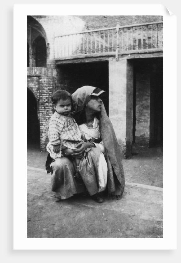 Persian woman and child by Anonymous