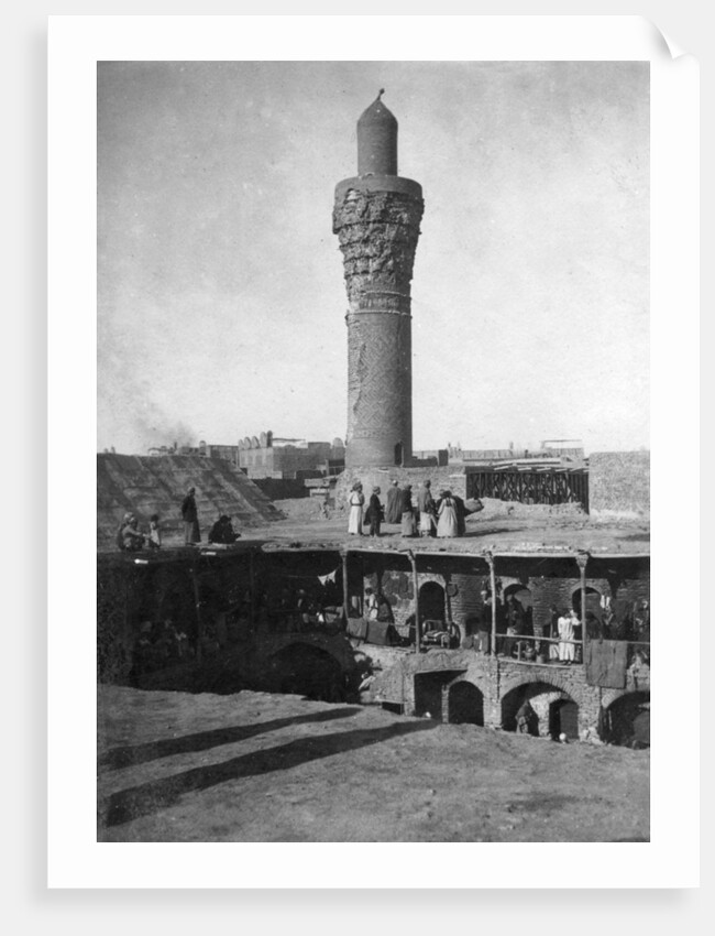 Suq al-Ghazl Minaret, Baghdad, Iraq by Anonymous