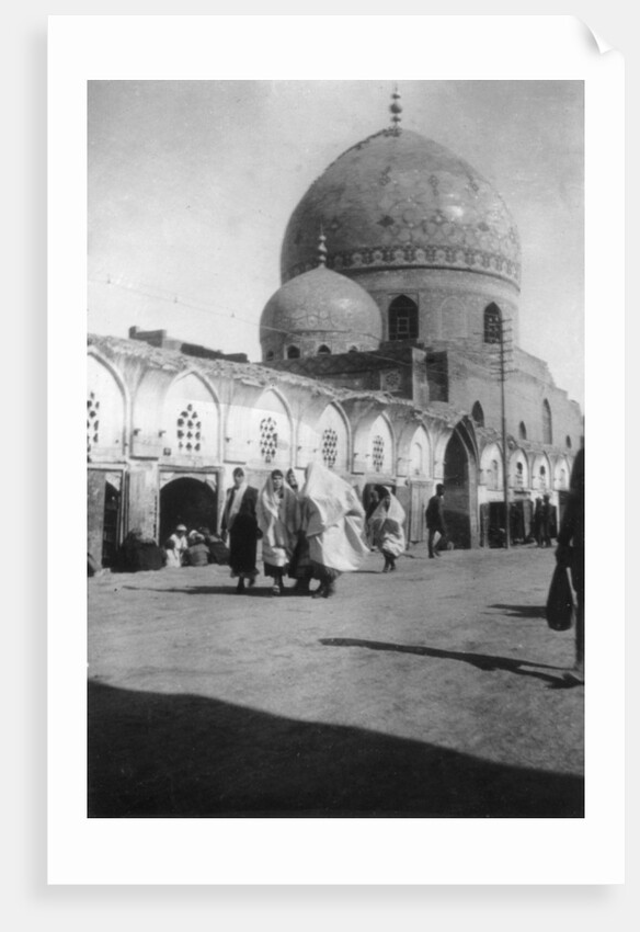 Mosque on New street, Baghdad, Iraq by Anonymous