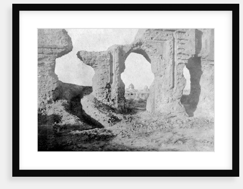 Ruined walls of the Enchanted Garden, just outside Samarra City, Iraq by Anonymous