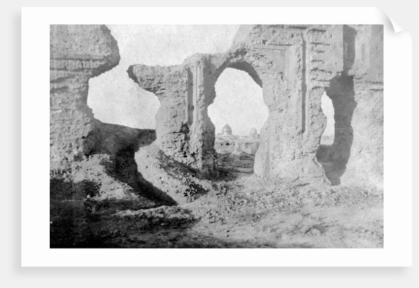 Ruined walls of the Enchanted Garden, just outside Samarra City, Iraq by Anonymous