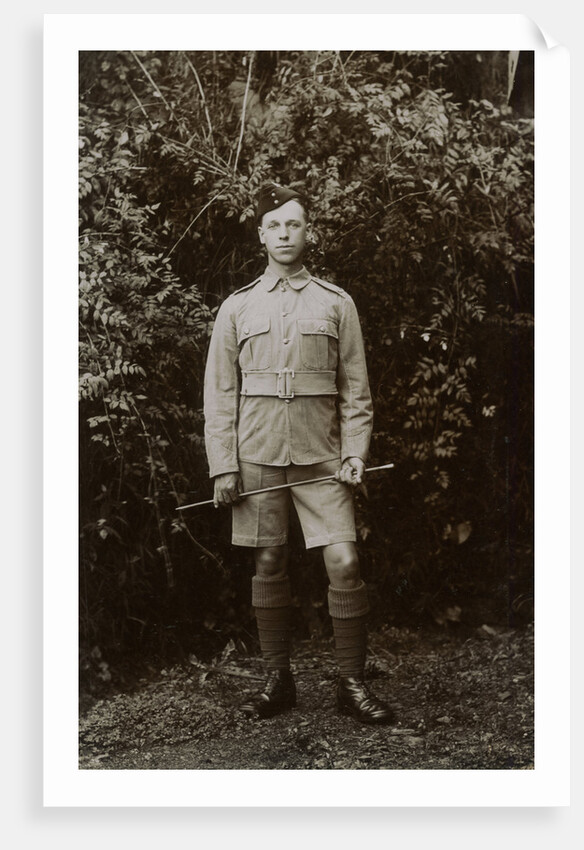 Private Nelson, 5th East Surrey regiment, Chakrata, India by Anonymous