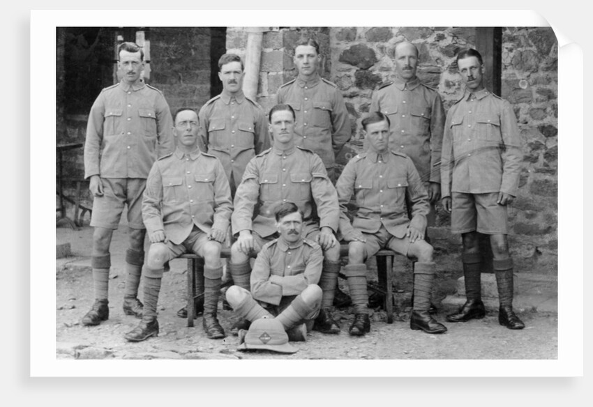 Soldiers from the 5th East Surrey regiment, Chakrata, India by Anonymous